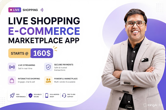 develop a live shopping e commerce marketplace app like whatnot
