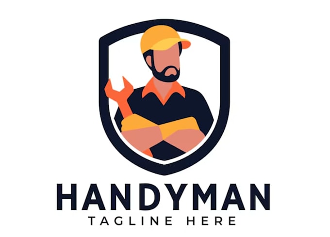 do professional home repair maintenance handyman logo