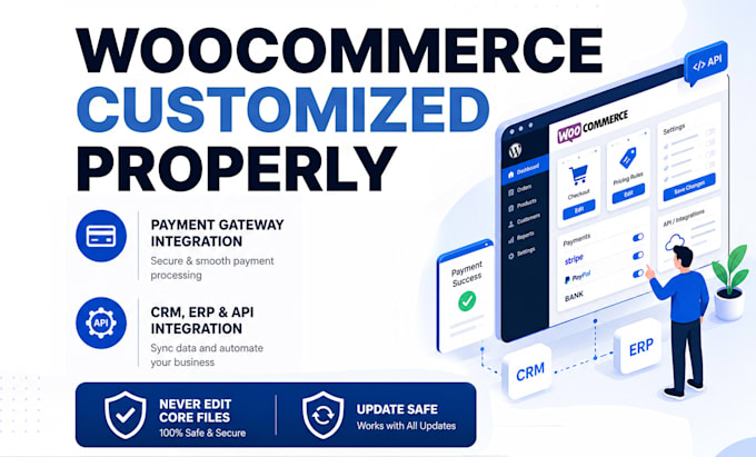 fix, customize, and optimize your woocommerce website