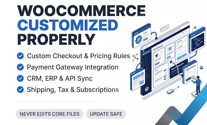do woocommerce customization and payment gateway integration