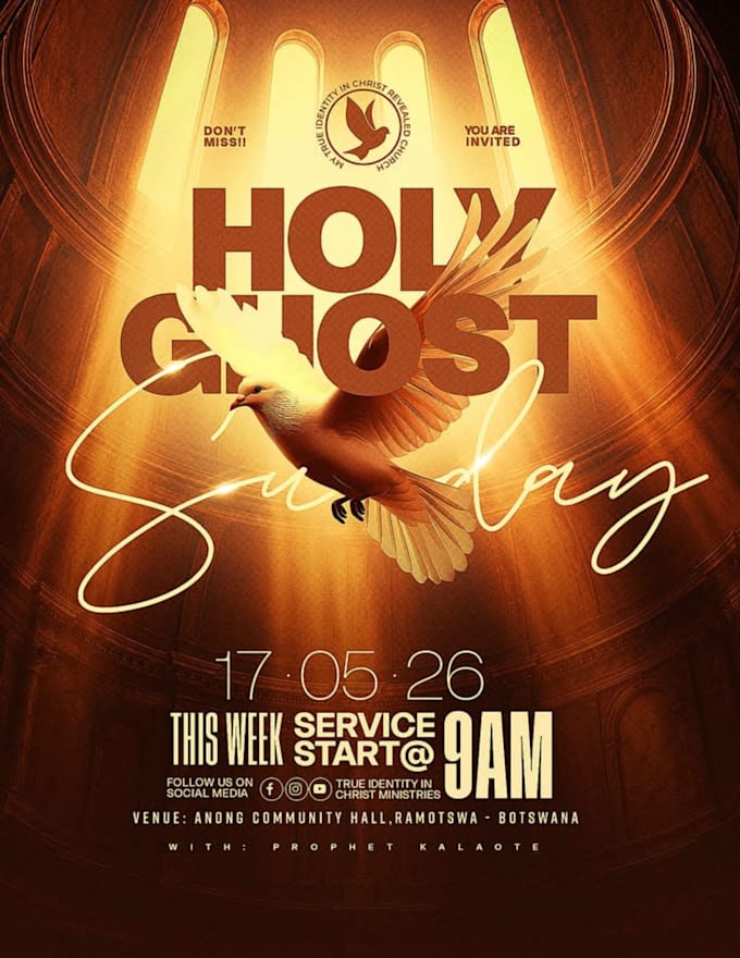 design professional church social media posts and graphics