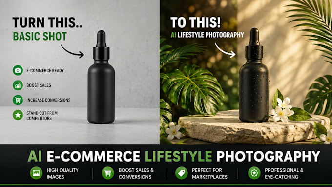 generate premium ai e commerce lifestyle product photography