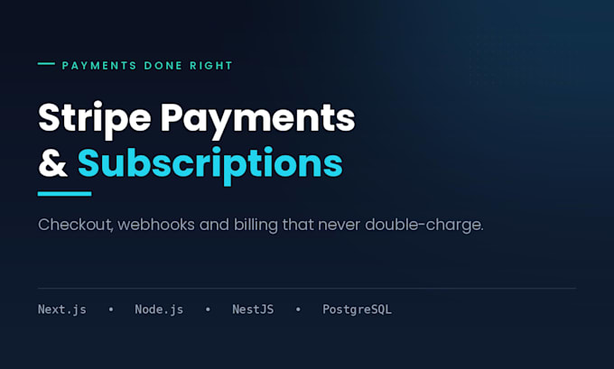 integrate stripe payments and subscriptions into your web app