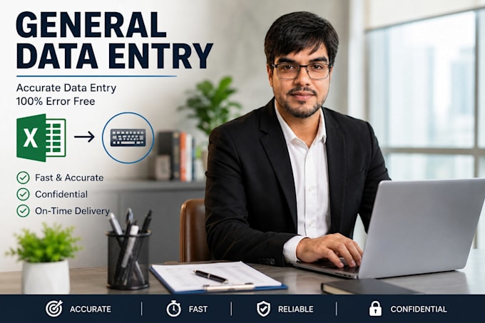 do professional e commerce data entry