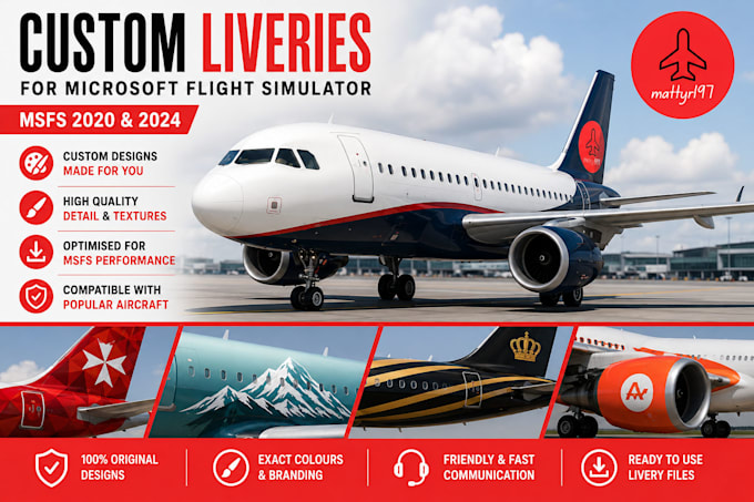 create a custom livery for your microsoft flight simulator aircraft
