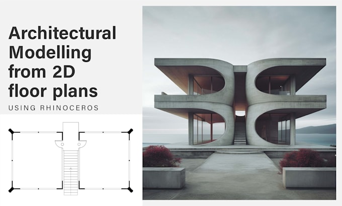 do architectural modelling from floor plans in rhinoceros 3d