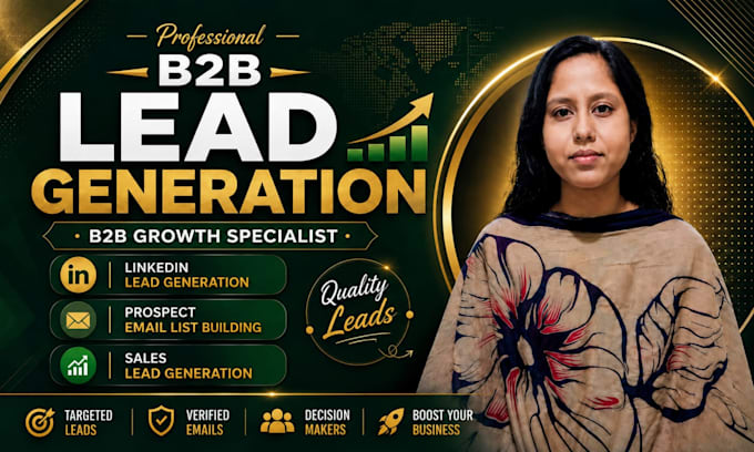 do b2b lead generation, linkedin leads and email list building