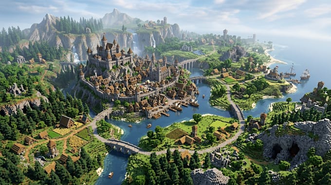 reate custom minecraft maps, terrain, builds and worlds