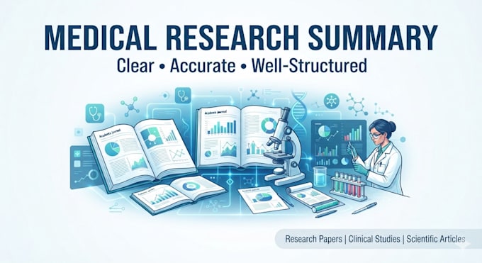 summarize medical research papers and scientific articles