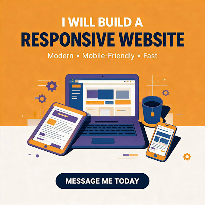 develop a professional responsive business website