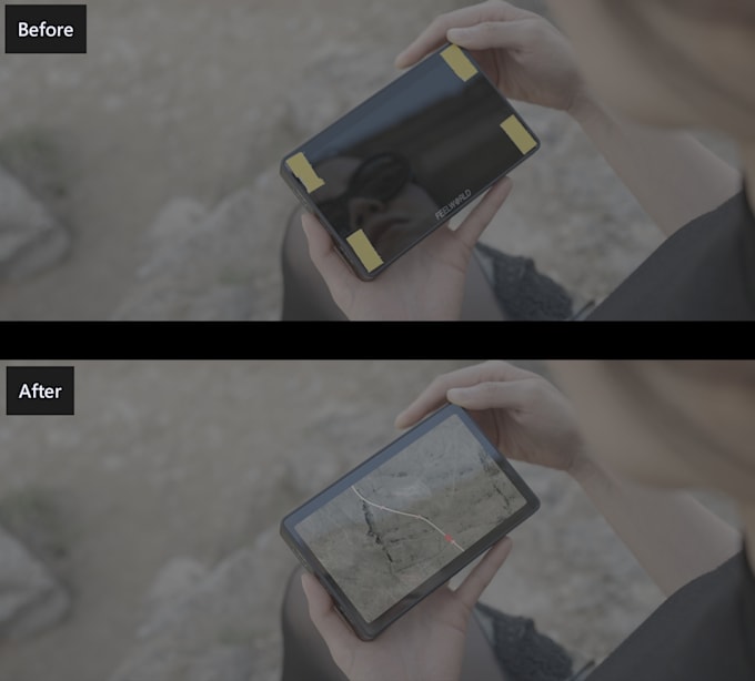 professionally replace phone, laptop and TV screens with realistically