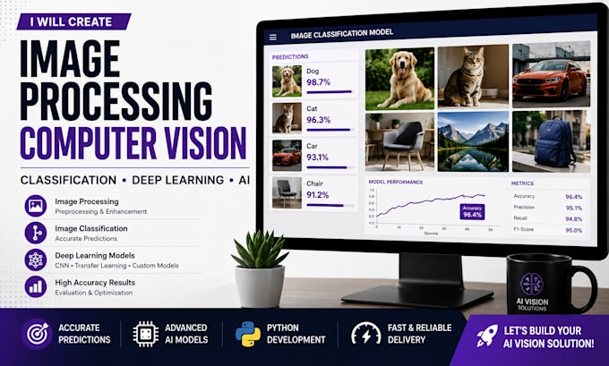 create image processing computer vision classification deep learning models