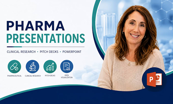 pharmaceutical presentation, clinical research, pharma pitch deck powerpoint
