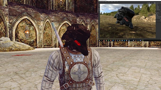 create custom mod script weapons and 3d assets for skyrim