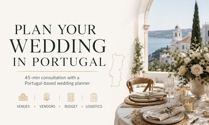 help you plan your wedding in portugal