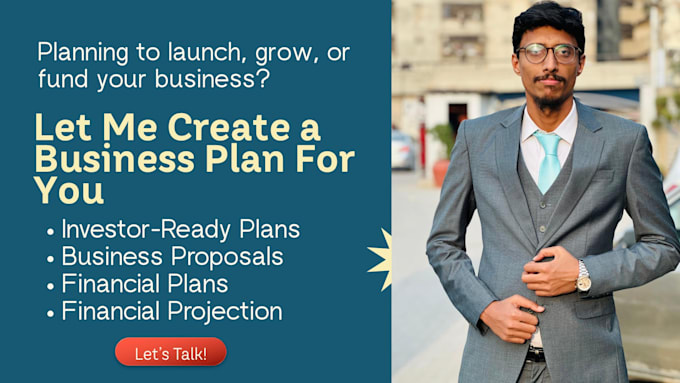 write your business plan and build the financials as well