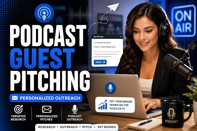 do personalized podcast guest pitching and outreach