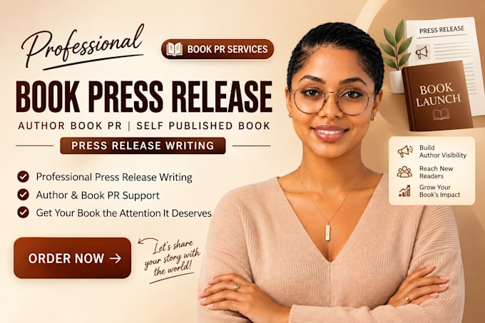 book press release, author book pr, self published book, press release writing