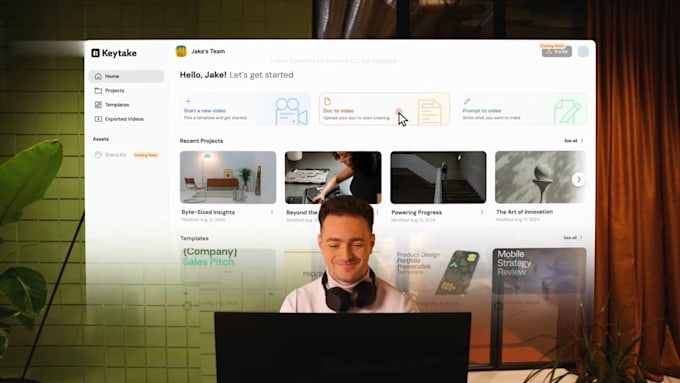 create saas onboarding, user training videos for your software, app, or platform
