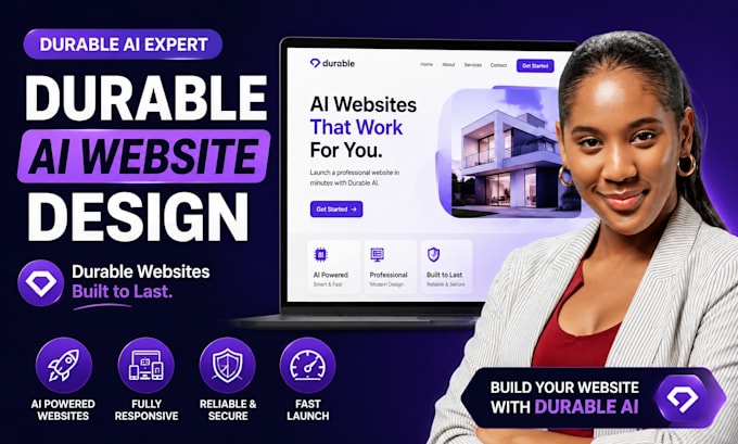 design responsive website unique website durable ai durable website redesign