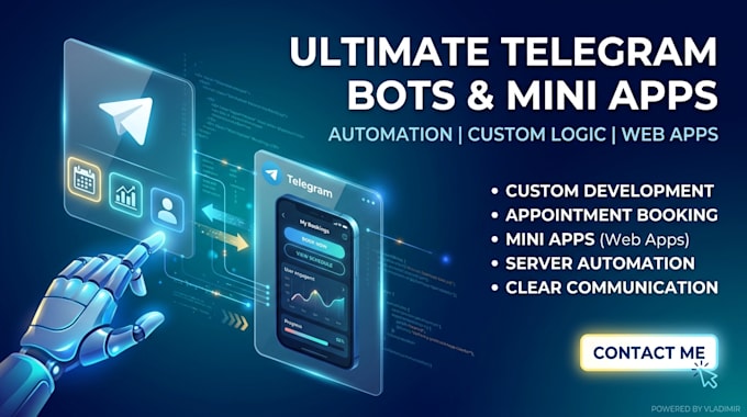 create a telegram bot for booking and scheduling clients