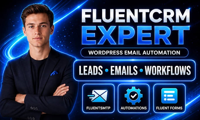 setup fluentcrm fluentform fluent smtp wordpress email automation