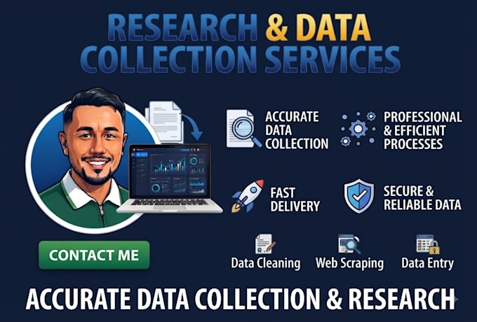 conduct research and collect data