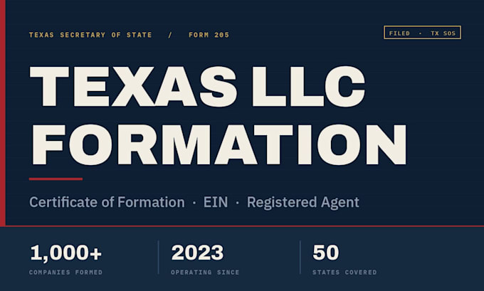 register your texas llc with ein and texas registered agent