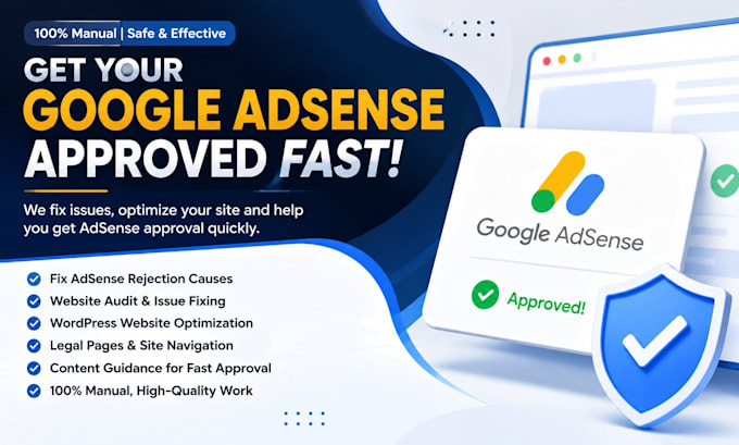 fix google adsense rejection issues and prepare your website for approval