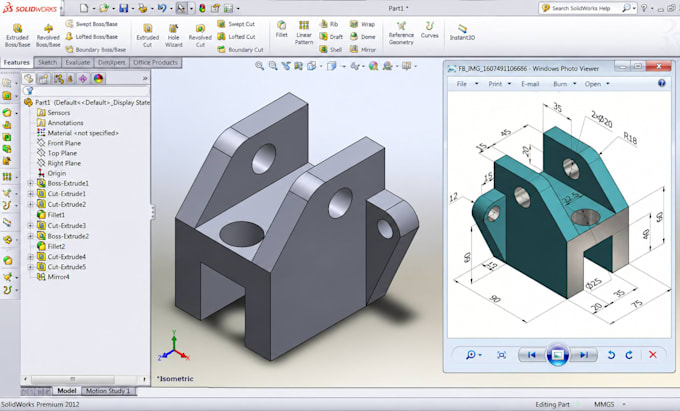 sheet metal enclosure, pcb electronics housing  manufacturing solidworks
