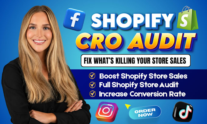 do shopify cro audit and shopify optimization to boost shopify sales