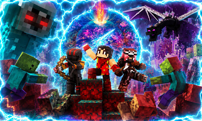 create custom minecraft texture packs, 3d models and texture