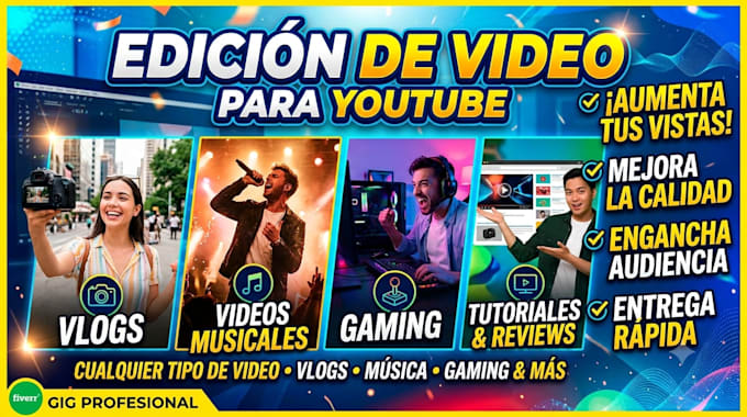 edito tus videos para youtube