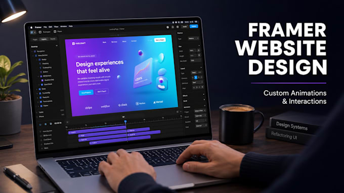 do framer website design, framer developer, fix framer site