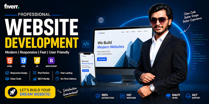 build a professional responsive website for you bussiness