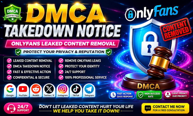 help remove unauthorized onlyfans content with a dmca takedown