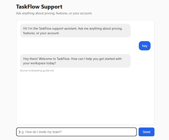 build an ai customer support chatbot with knowledge base