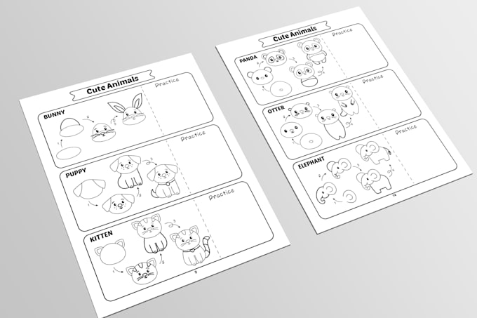 create how to draw pages for children