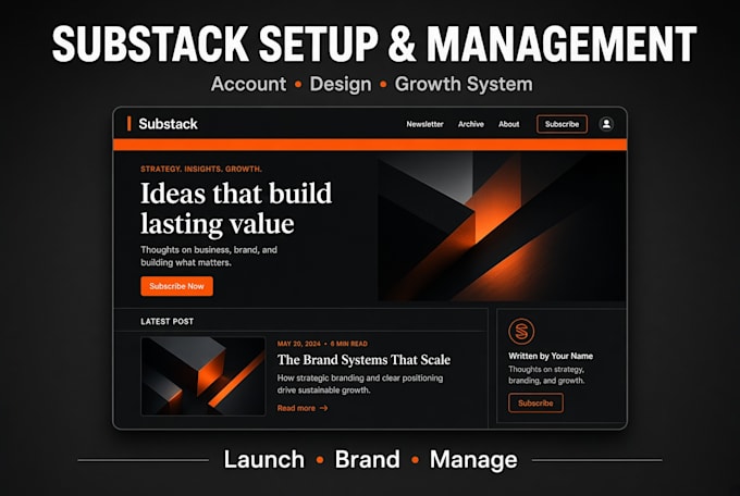 setup substack account design beehiv substack newsletter manage substack posts