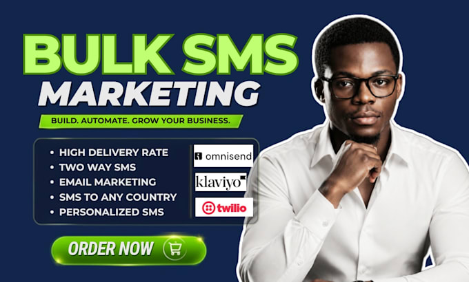 send bulk sms marketing campaign, text message, bulk email blast and bulk sms