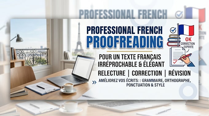 proofread your work in french