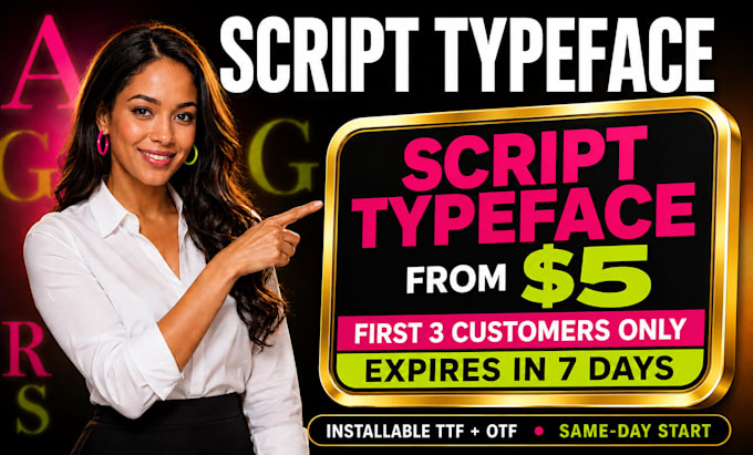 script typeface script font handwritten font calligraphy font