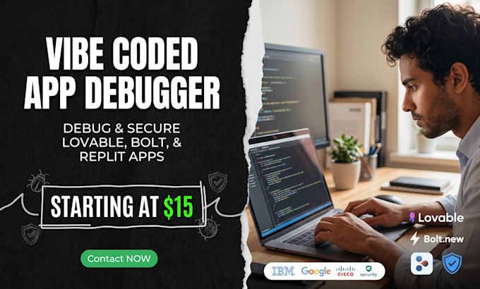 fix, debug and secure your vibe coded app