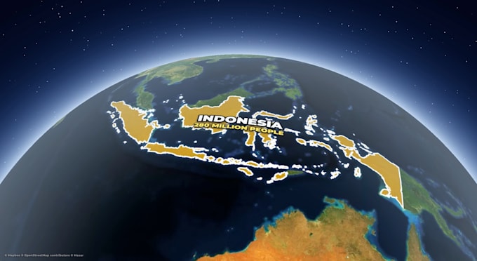 create vox style animated map for travel documentary video