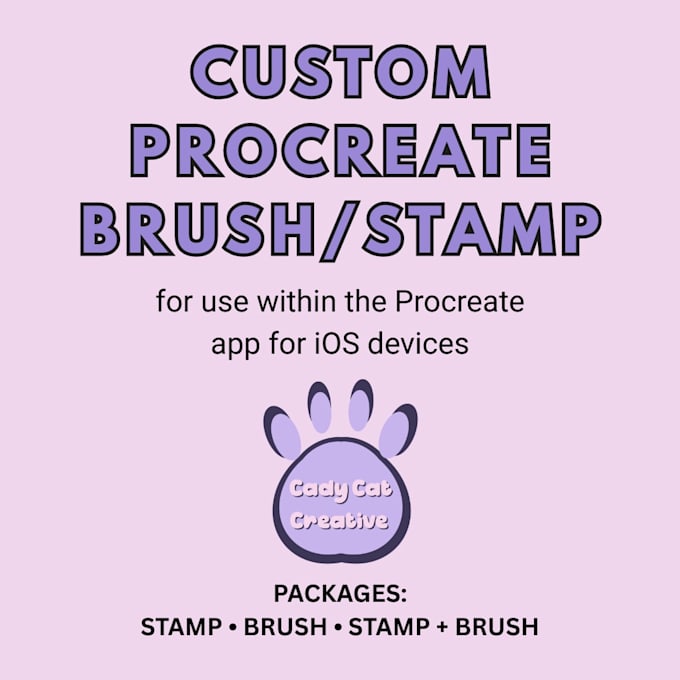 create a custom procreate brush or stamp for you