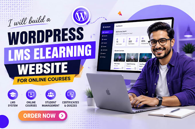 build a wordpress lms and online course website