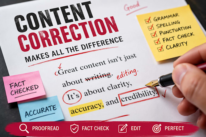 factcheck proofread copy edit and grammar check your manuscript and articles