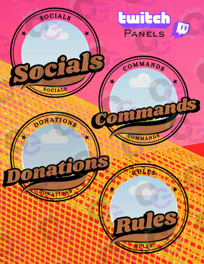 create custom twitch panels