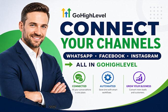connect gohighlevel whatsapp facebook messenger instagram