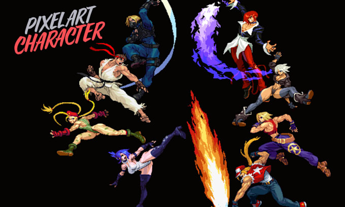 create pixel art character pixel art sprites pixel animations video game sprite